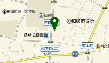 柏崎長生館の地図画像