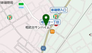 M・C・Fマツバサイクルの地図画像