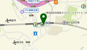 サトウ学生服 汐入店の地図画像