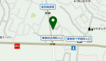 はだの整体院の地図画像