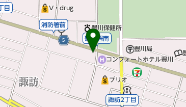 アイニー諏訪店の地図画像