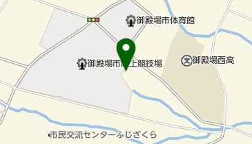 御殿場市役所 陸上競技場の地図画像