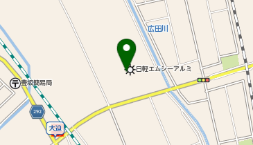 日軽エムシーアルミ株式会社幸田工場の地図画像