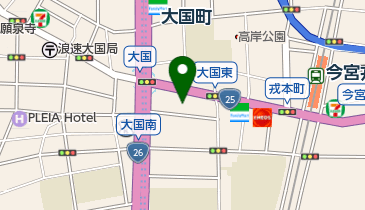 株式会社レクスト関西グループ大阪祭典の地図画像