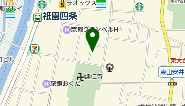 万治カフェの地図画像