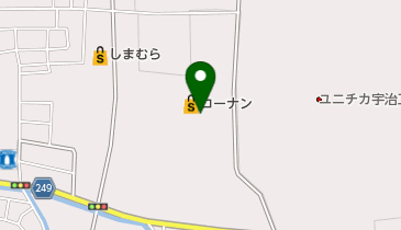 あかのれん宇治店の地図画像