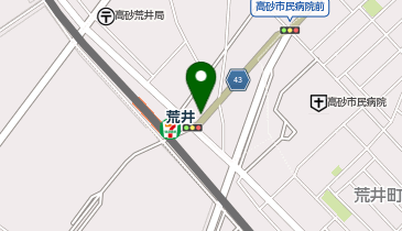 マージャン喫茶蘭の地図画像