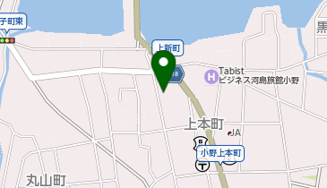 学生衣料ヒロセの地図画像