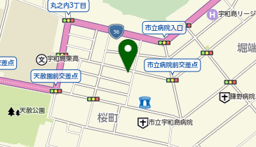 ファニー美容室の地図画像