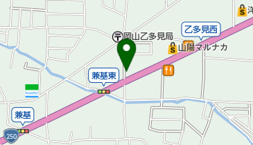 ガリバー東岡山店の地図画像