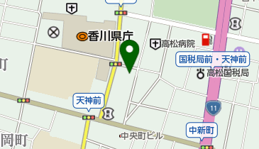 香川県庁 教育委員会 教育長室の地図画像