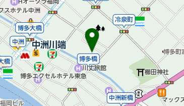 アイランドスピリット博多川端店の地図画像