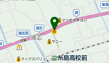 モトショップとよしまの地図画像