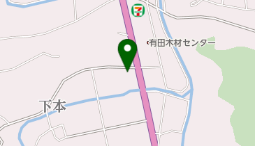 有田メモリードホールの地図画像
