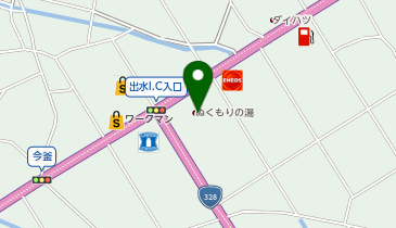 床屋のTOKOTOKO出水店の地図画像
