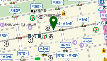 札幌大通整体院の地図画像