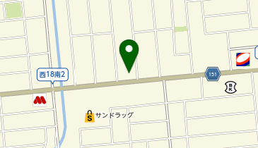 クリーニングのオーロラの地図画像