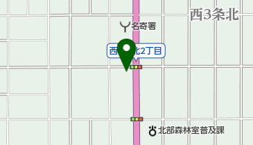 メナード化粧品名寄代行店の地図画像