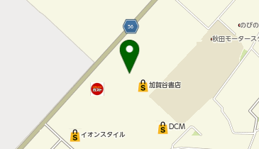 KINSYODO秋田店の地図画像