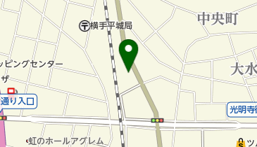よこて鍼灸院の地図画像