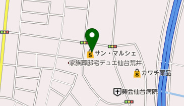 HAIRPosition荒井東の地図画像