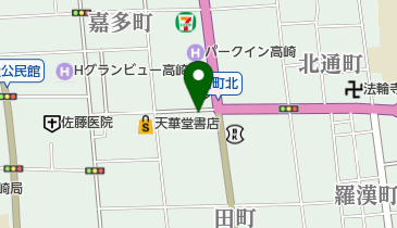 ウレッコスタジオ高崎店の地図画像