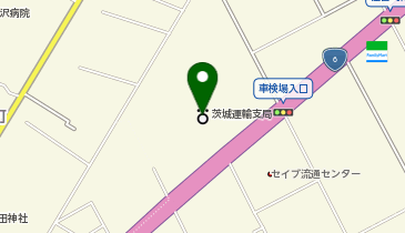関東運輸局茨城運輸支局の地図画像
