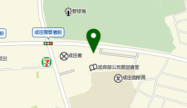 成田公共職業安定所からべ庁舎の地図画像