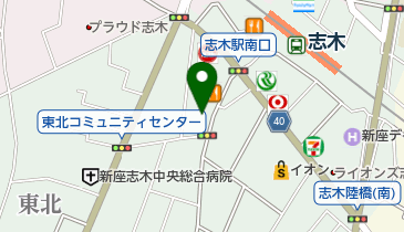 新座・志木たいよう整骨院の地図画像