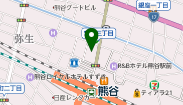 ビューキャリア熊谷校の地図画像