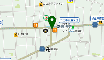 パレットプラザ 新高円寺店の地図画像