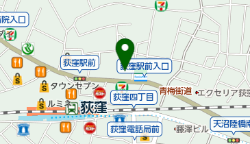 アフラック生命保険代理店・西川智代の地図画像