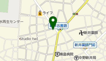 介護事業所めだかの地図画像