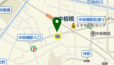 FuolaHAIR中板橋店の地図画像
