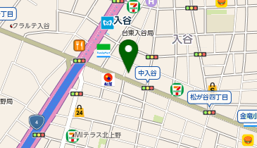 パレットプラザ 入谷店の地図画像