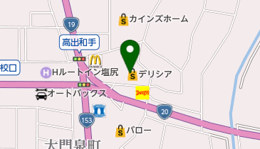 株式会社巴屋 デリシア塩尻東店の地図画像