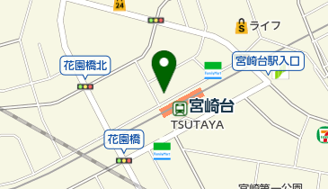 にしむら接骨院 宮崎台院の地図画像