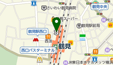 ファーレ鶴見店の地図画像