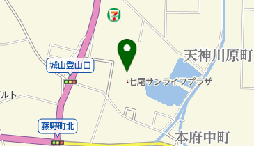 七尾市役所 出先機関 七尾サンライフプラザ 公共施設管理公社(公益財団の地図画像