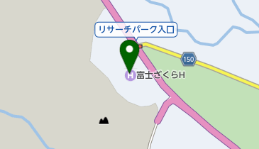 富士ざくらホテルの地図画像