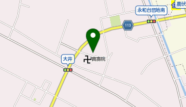 愛西市役所 永和地区公民館の地図画像