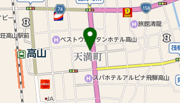 富国生命保険相互会社高山営業所の地図画像