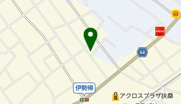 ヘアーサロンクローバーの地図画像