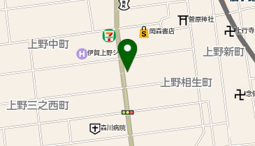 伊賀肉やまもとの地図画像