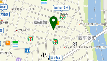 小柴クリーニングなつや店の地図画像