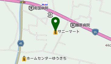 保険コミュニティサニーアクシス南国店の地図画像