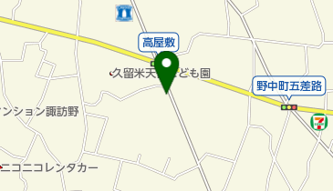 日本看護医療予備校久留米校の地図画像