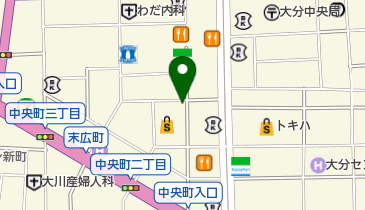 たこ焼じろー中央町の地図画像
