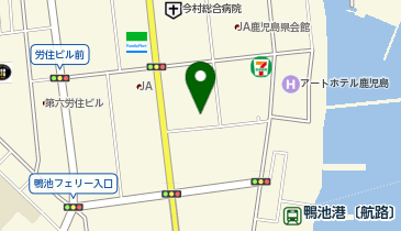 鹿児島交通株式会社 路線・時刻案内の地図画像