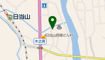 日当山西郷どん村西郷どんの宿の地図画像